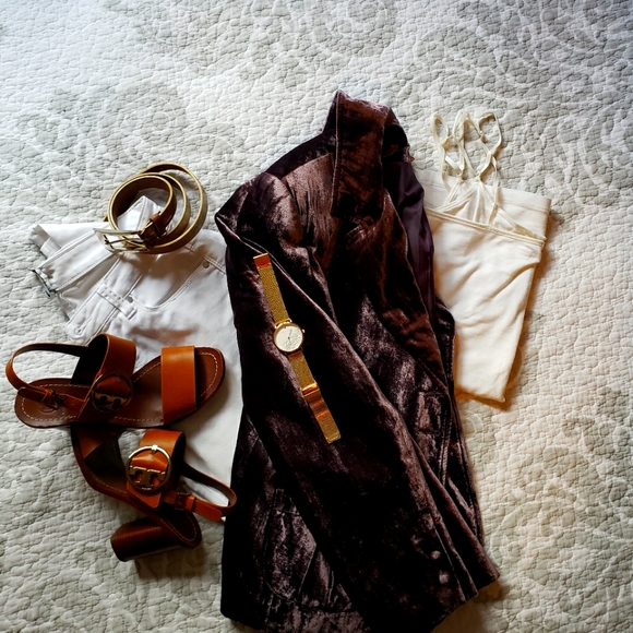 Vintage velvet blazer - Picture 6 of 11